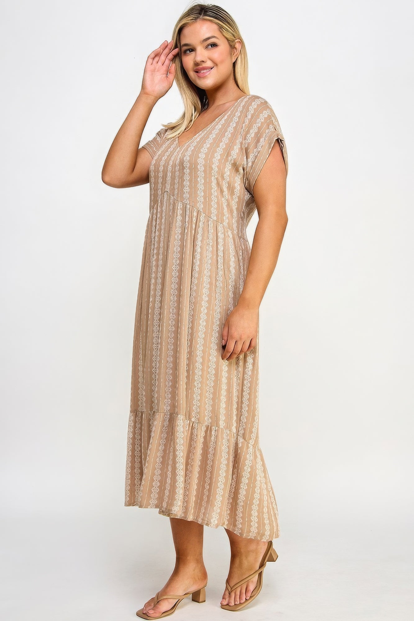 Boho Maxi Dress W/ Slip - ThingsWeUseAndLove 