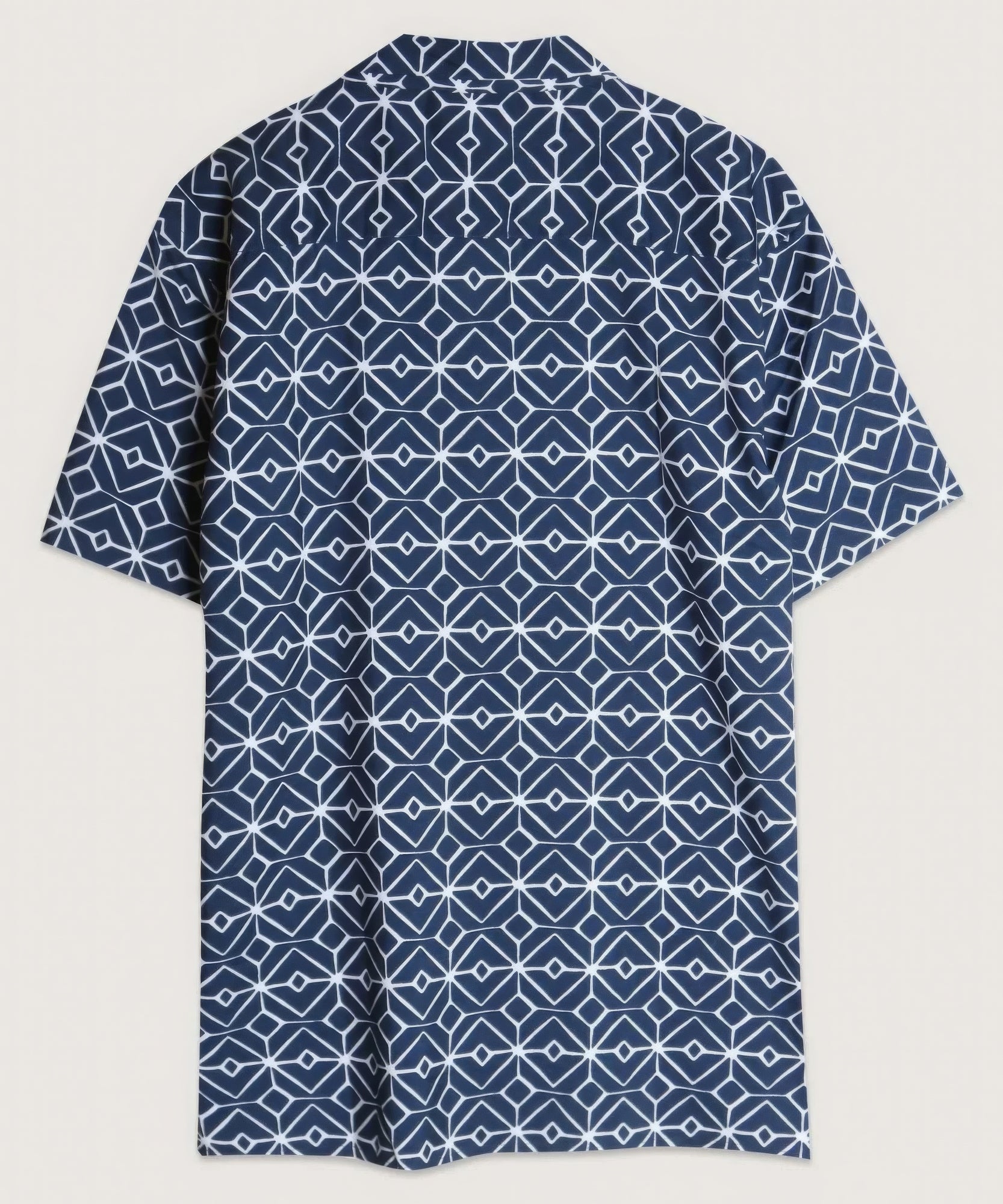 Geo Print Camp Shirt - ThingsWeUseAndLove 