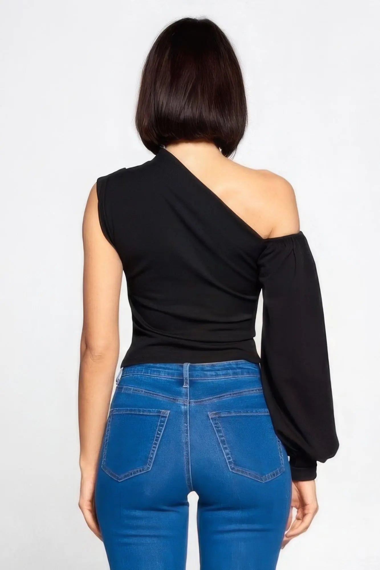 Ladies One-shoulder Top - ThingsWeUseAndLove 