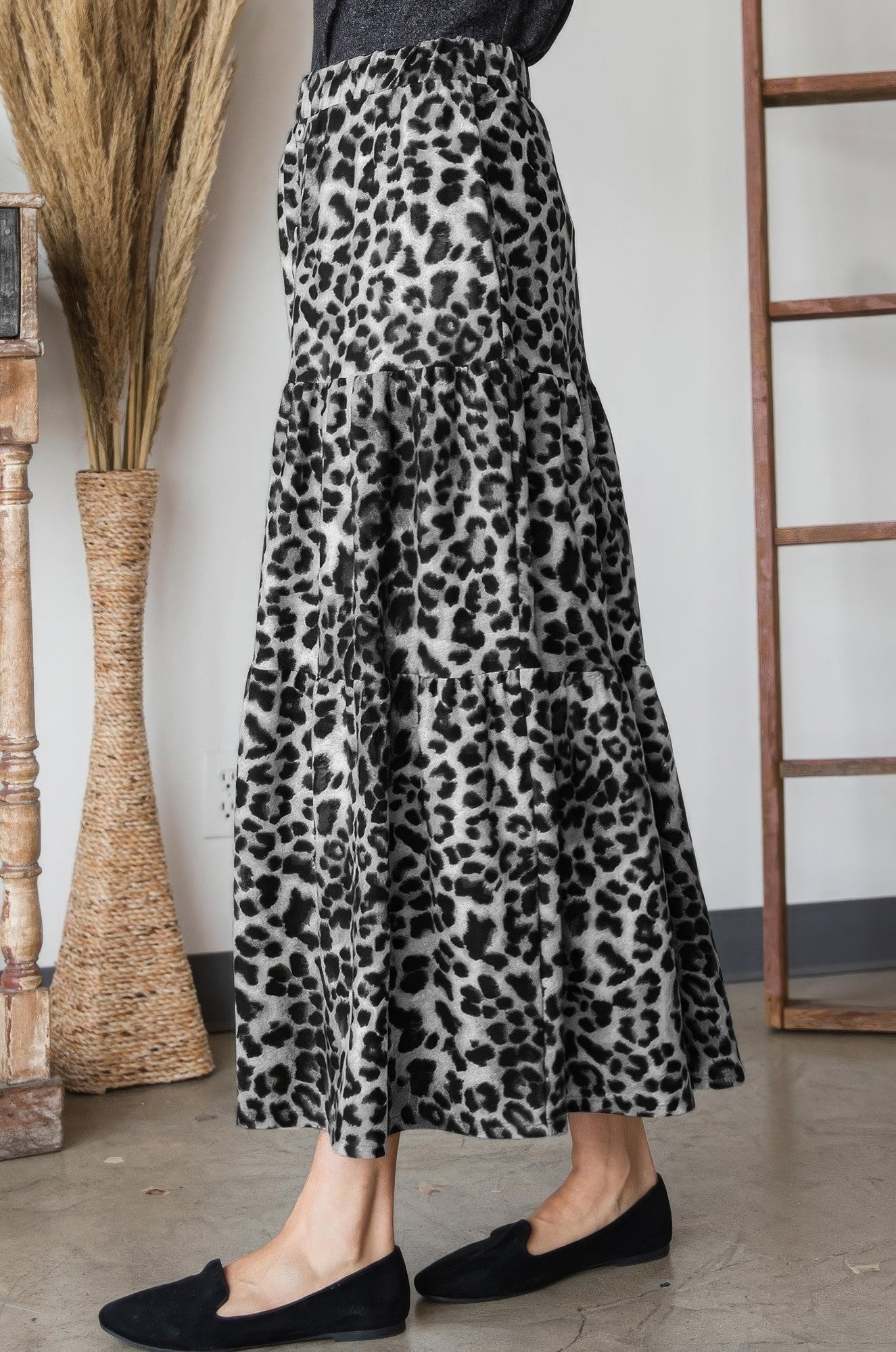 Leopard Maxi Skirt - ThingsWeUseAndLove 