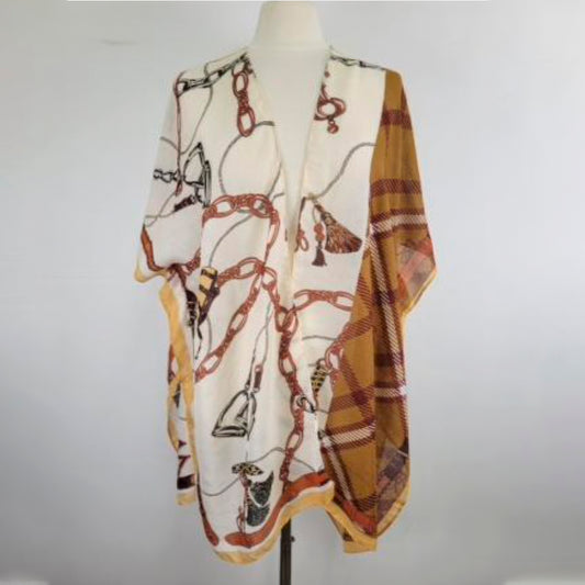 Multi Print Silky Scarf And Shawl - ThingsWeUseAndLove 