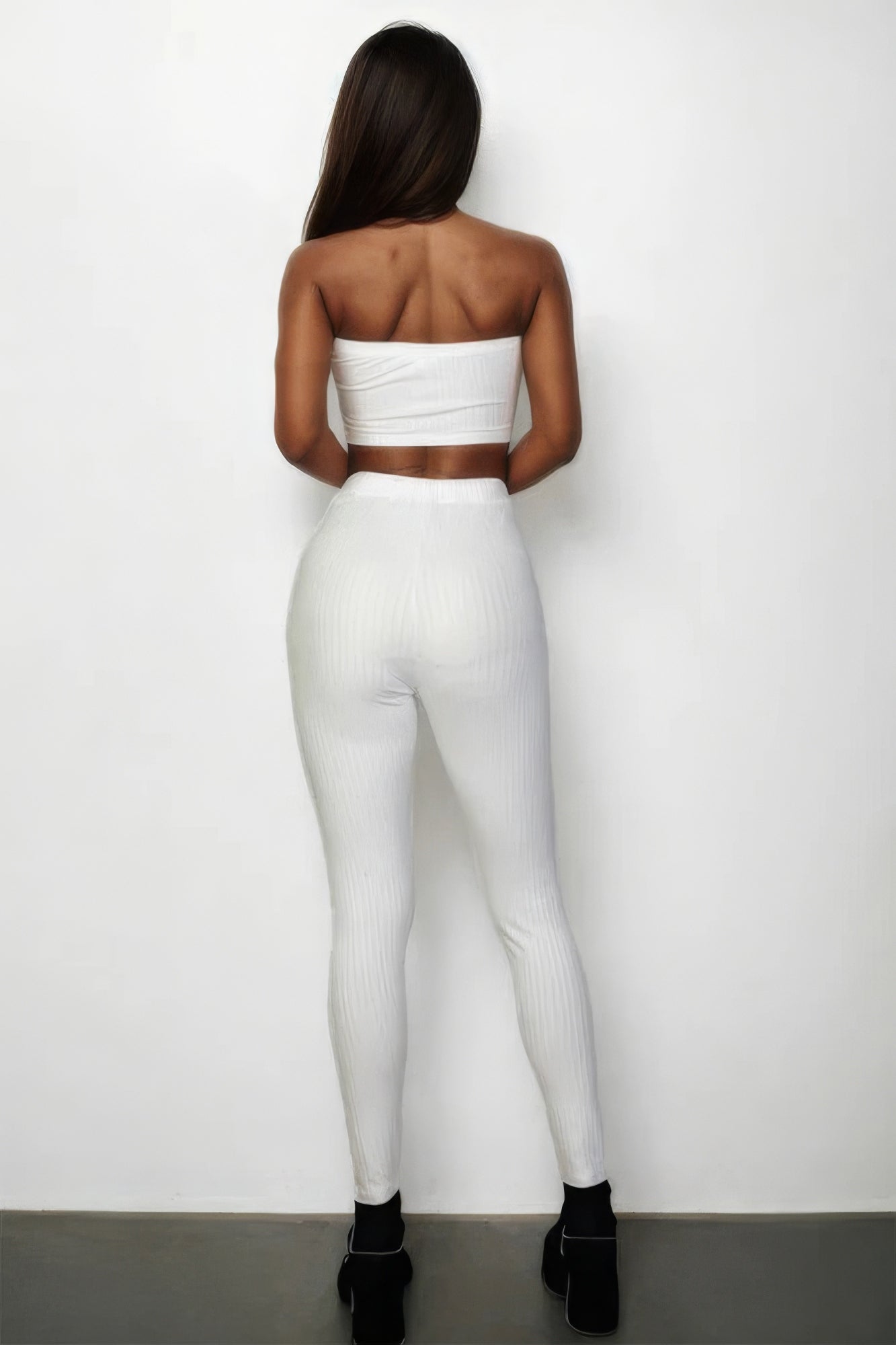 Ribbed Tube Top & Leggings Set - ThingsWeUseAndLove 