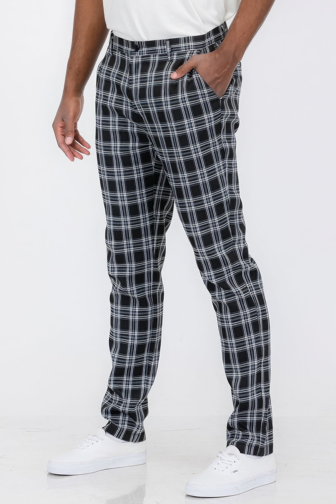 Plaid Trouser Pants - ThingsWeUseAndLove 