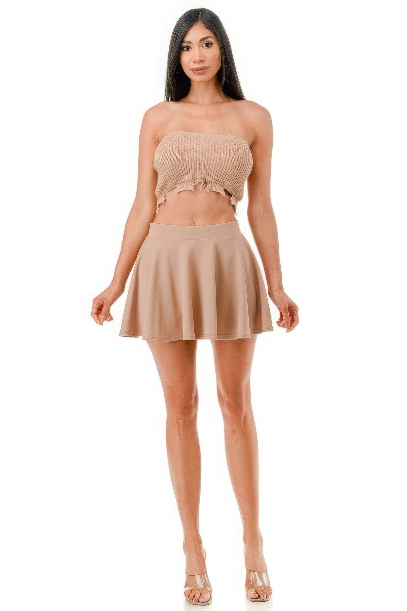 Pleated Mini Skort - ThingsWeUseAndLove 