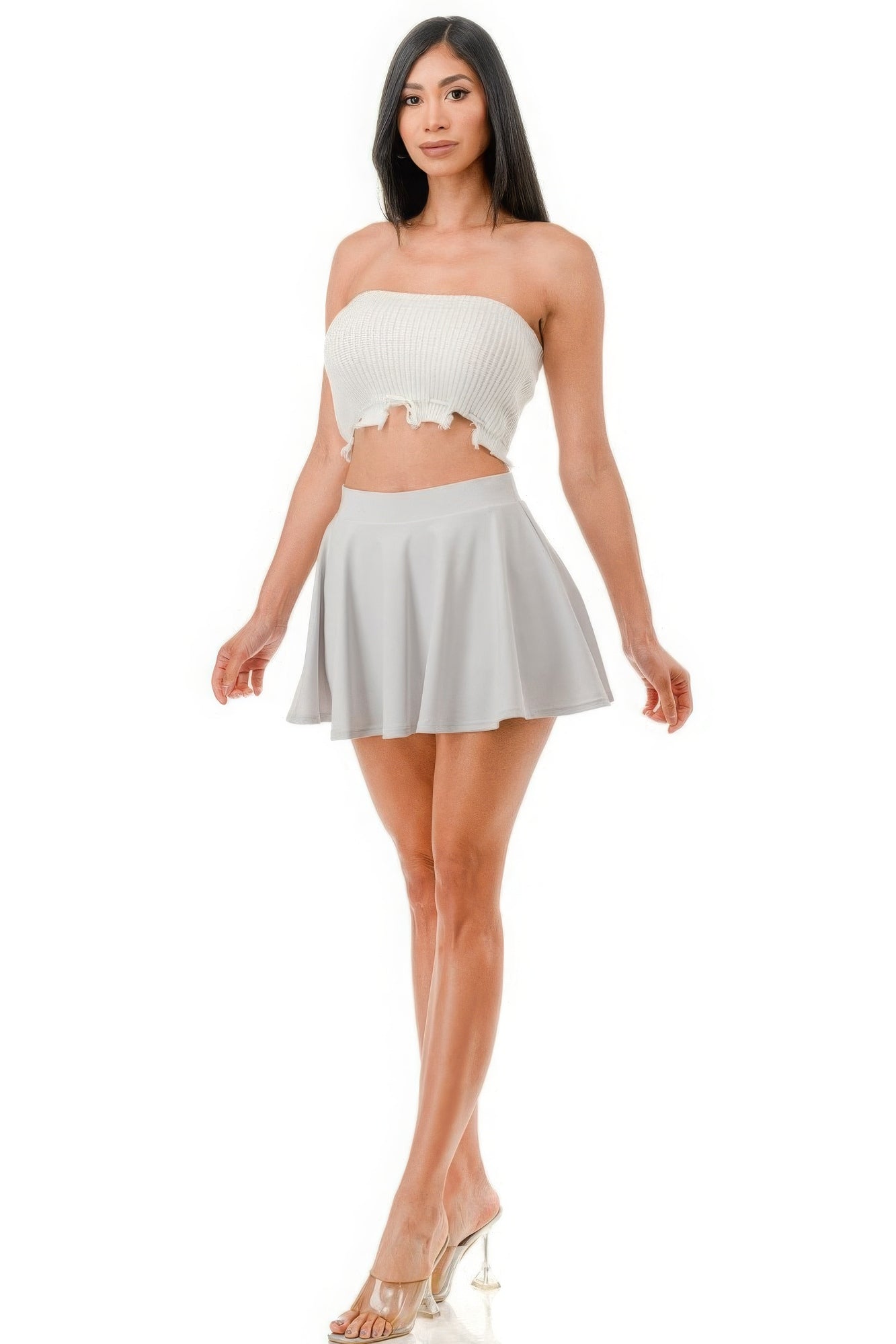 Pleated Mini Skort - ThingsWeUseAndLove 