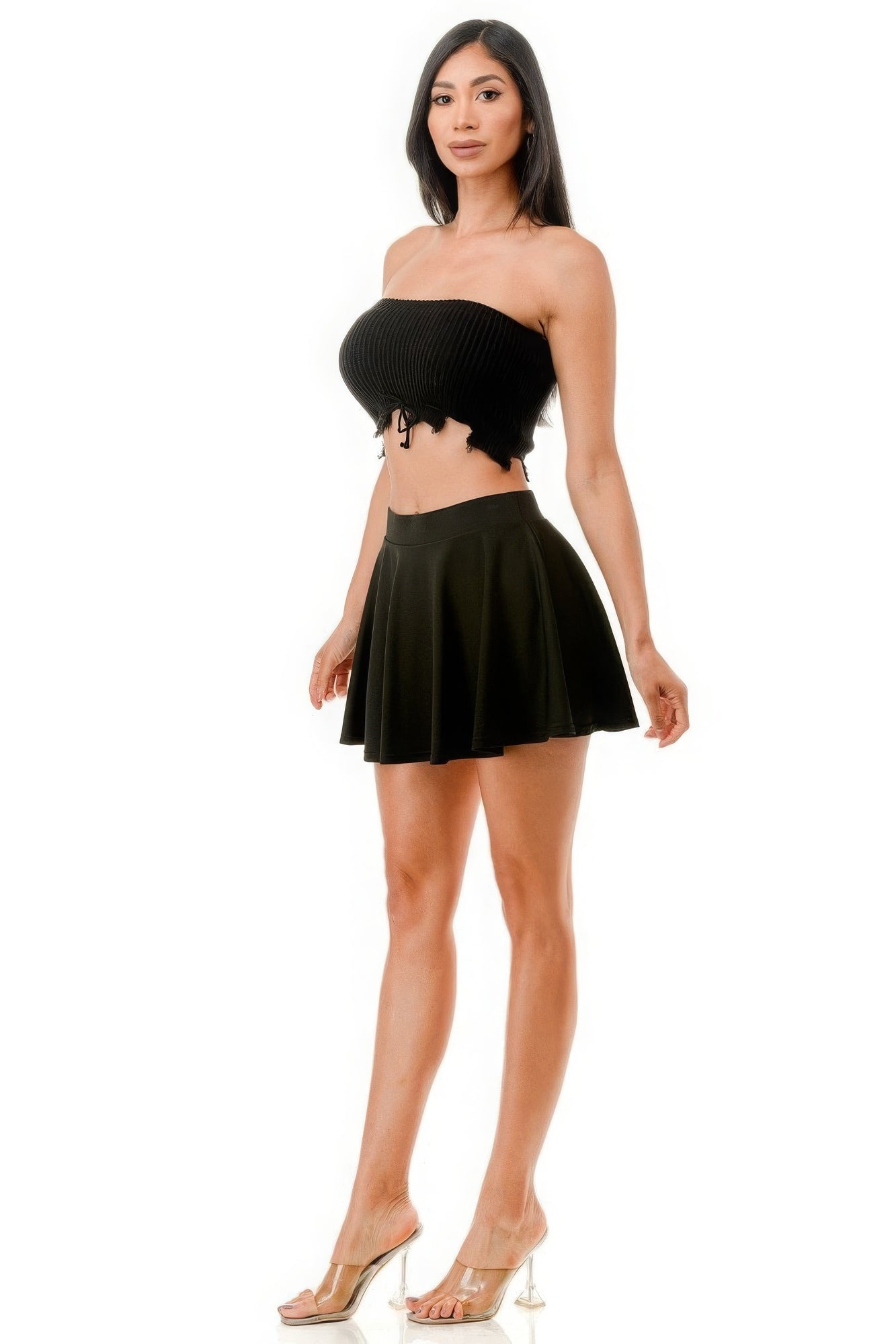 Pleated Mini Skort - ThingsWeUseAndLove 