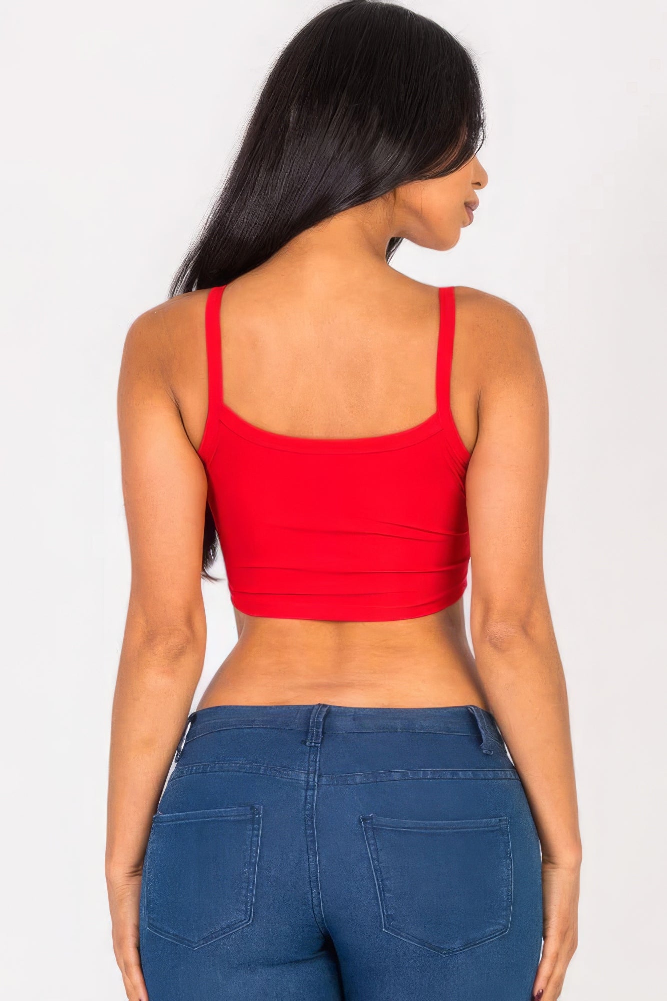 Ribbed Knit Cami Crop Top - ThingsWeUseAndLove 