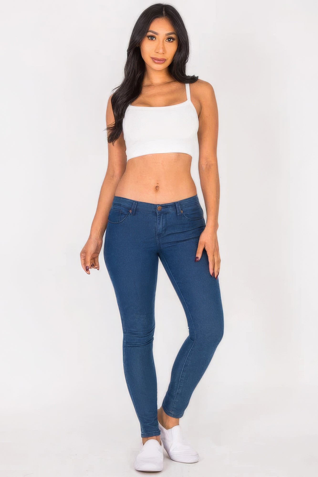 Ribbed Knit Cami Crop Top - ThingsWeUseAndLove 