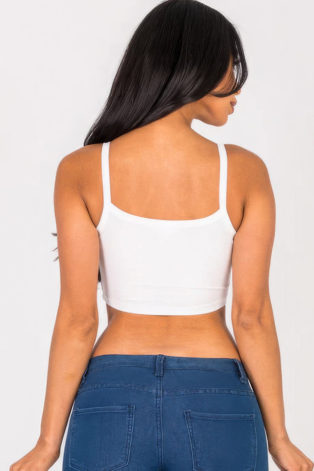 Ribbed Knit Cami Crop Top - ThingsWeUseAndLove 