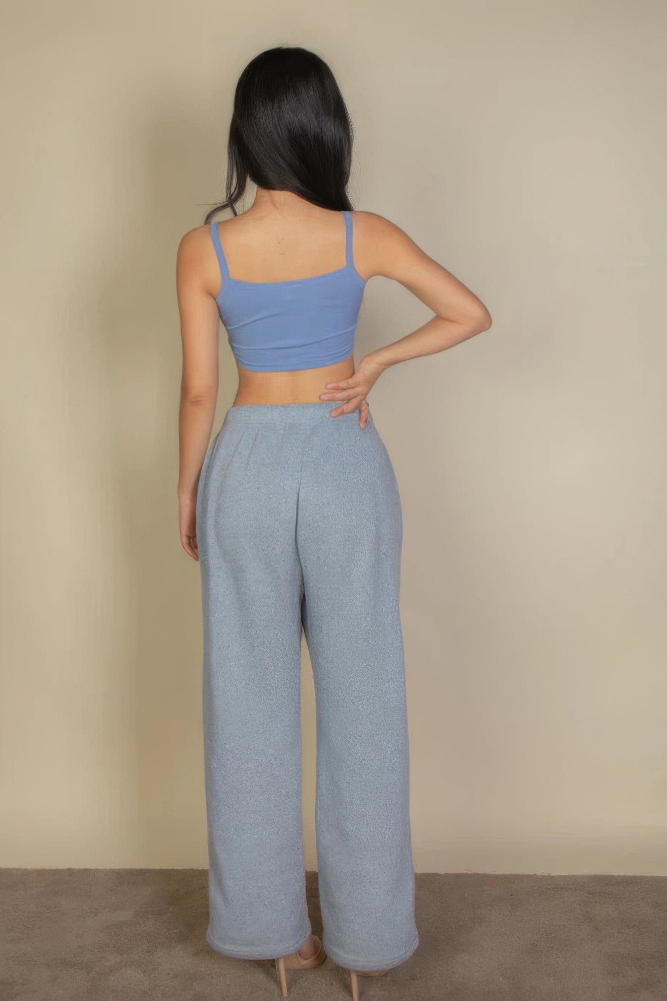 Ribbed Knit Cami Crop Top - ThingsWeUseAndLove 