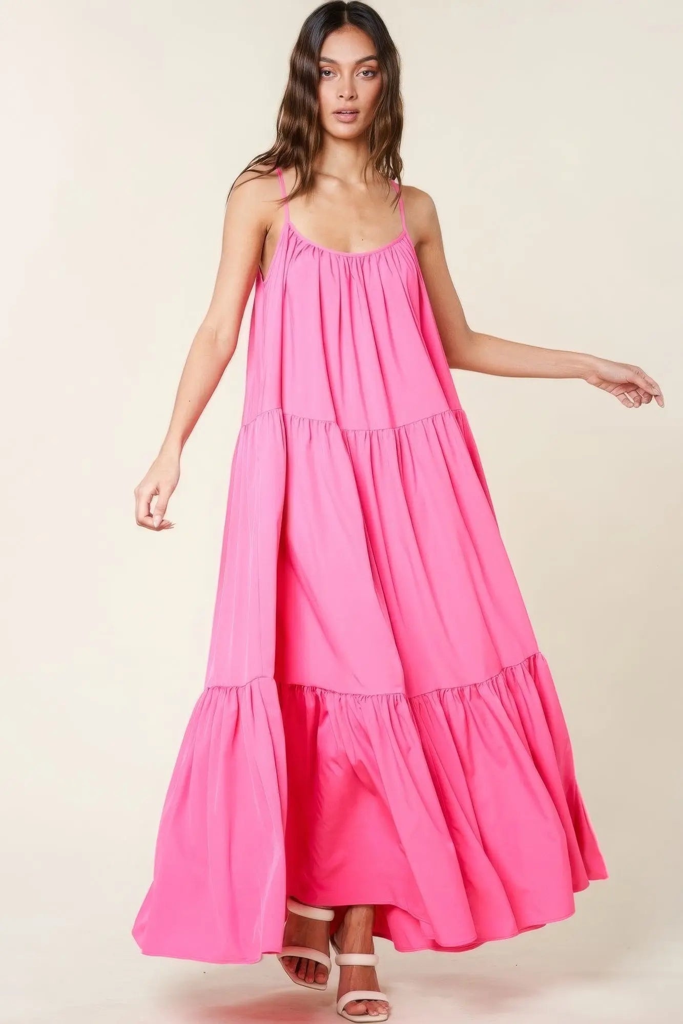 Maxi Sun Dress With Pockets - ThingsWeUseAndLove 