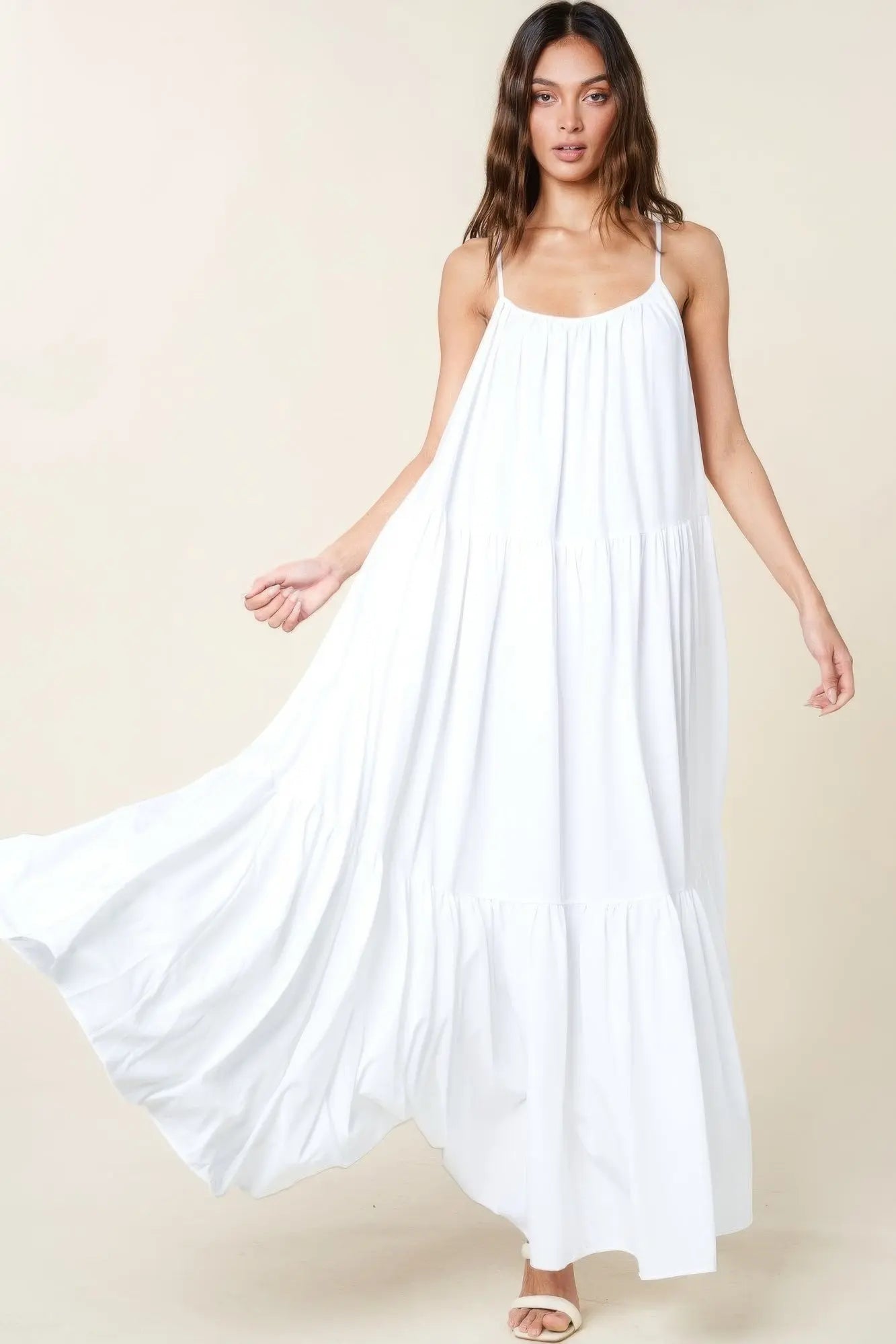 Maxi Sun Dress With Pockets - ThingsWeUseAndLove 