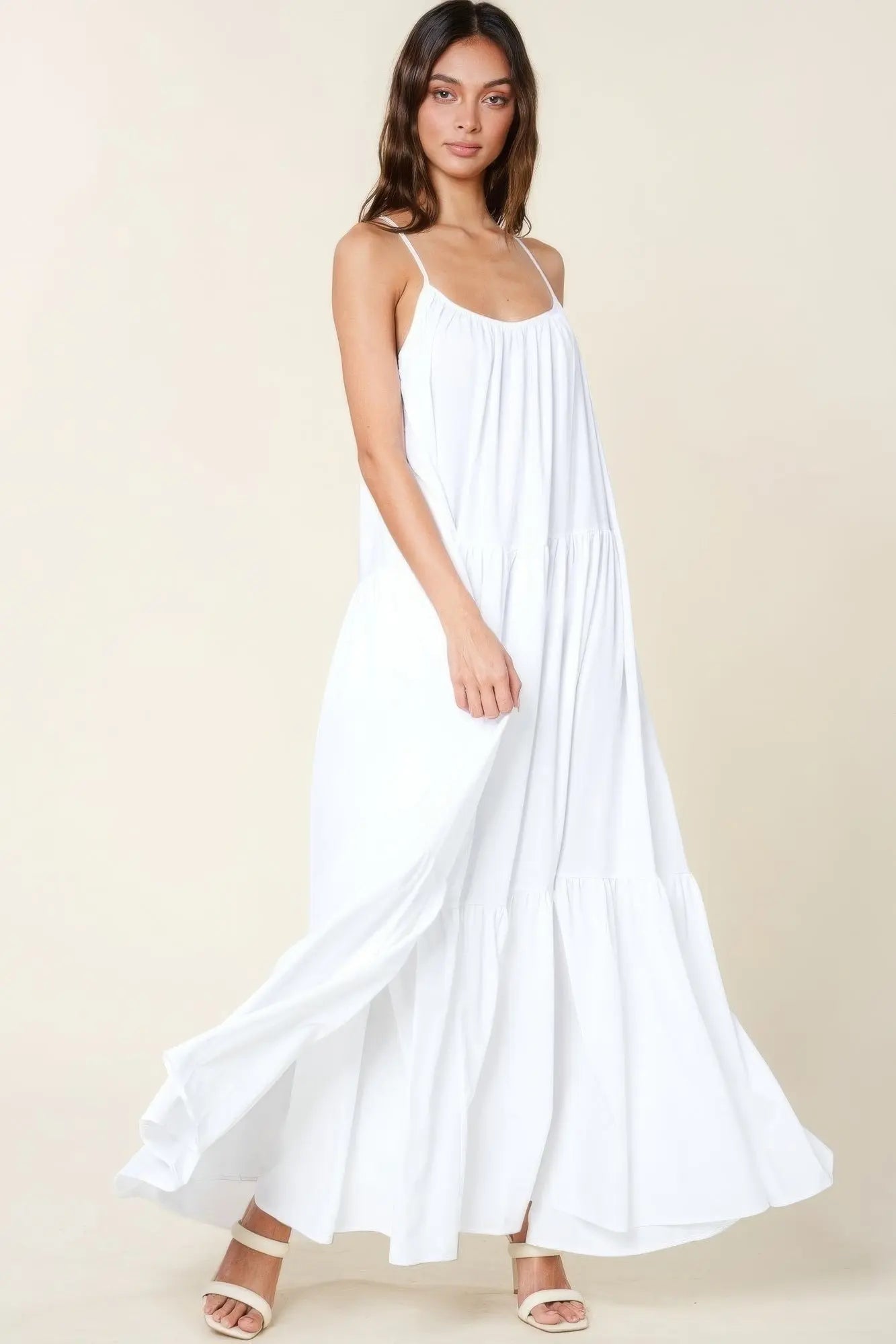 Maxi Sun Dress With Pockets - ThingsWeUseAndLove 