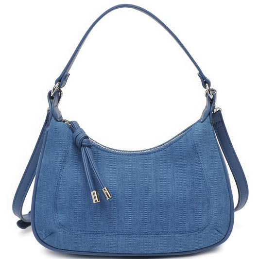 Fashion Denim Texture Shoulder Crossbody Bag - ThingsWeUseAndLove 