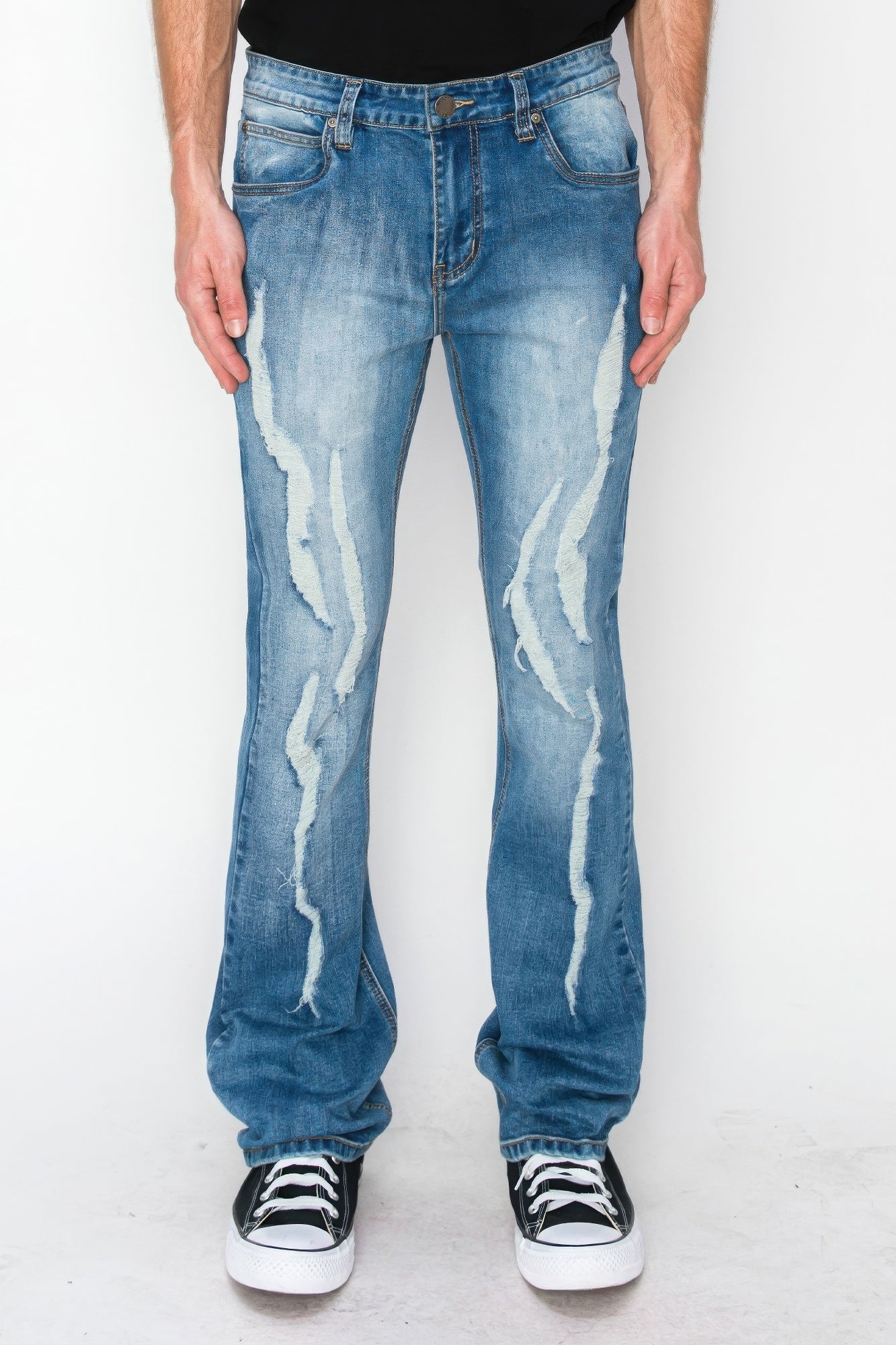 Bootcut Denim Jeans - ThingsWeUseAndLove 