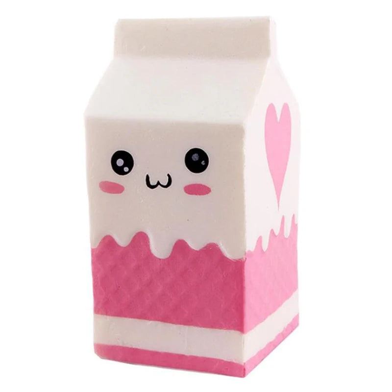 4.8-Inch Kawaii Squishy Milk Bag Carton - Slow Rising, Scented, and Decompression Toy - ThingsWeUseAndLove 