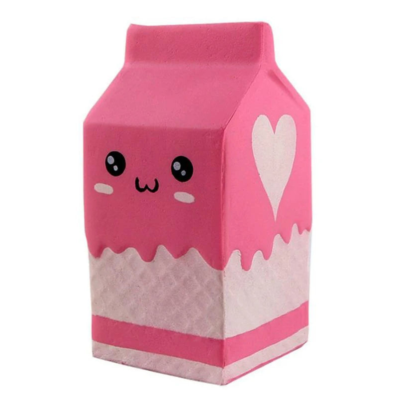 4.8-Inch Kawaii Squishy Milk Bag Carton - Slow Rising, Scented, and Decompression Toy - ThingsWeUseAndLove 