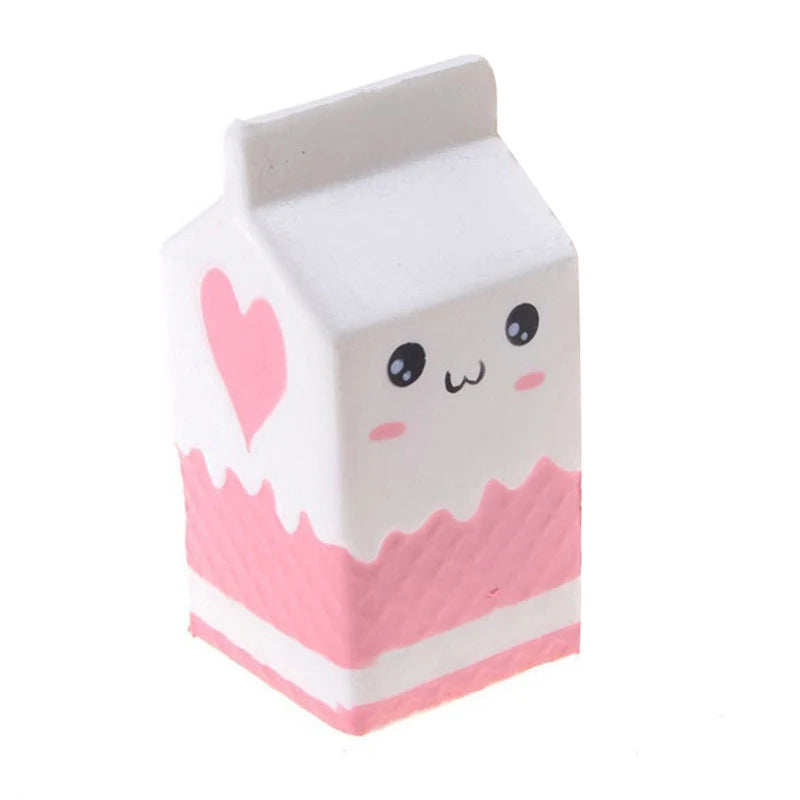 4.8-Inch Kawaii Squishy Milk Bag Carton - Slow Rising, Scented, and Decompression Toy - ThingsWeUseAndLove 