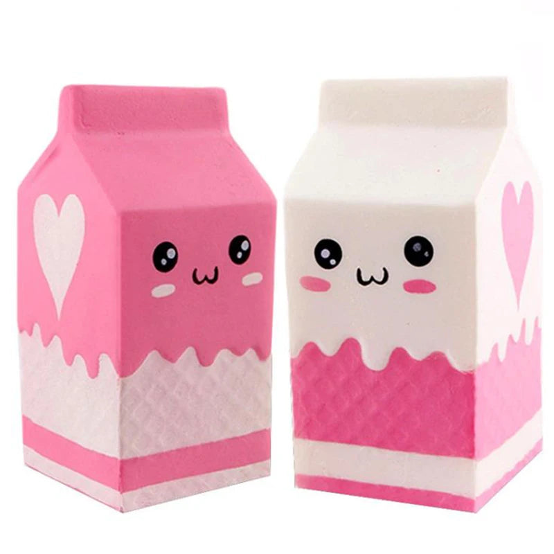 4.8-Inch Kawaii Squishy Milk Bag Carton - Slow Rising, Scented, and Decompression Toy - ThingsWeUseAndLove 