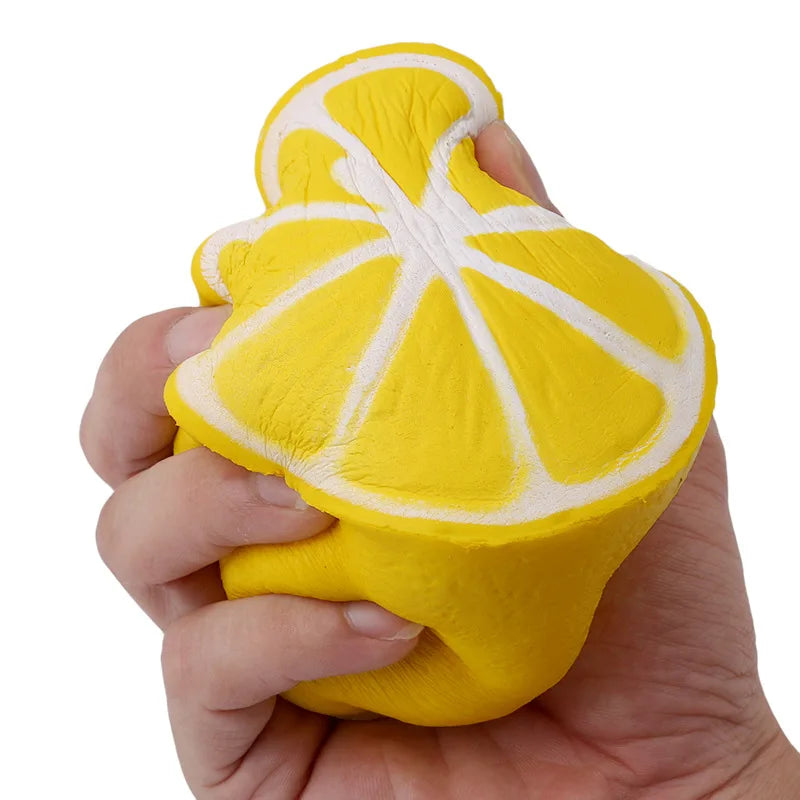 Jumbo Lemon Squishy - Slow Rising, Scented Stress Relief Toy for Kids 6+ and Adults - ThingsWeUseAndLove 