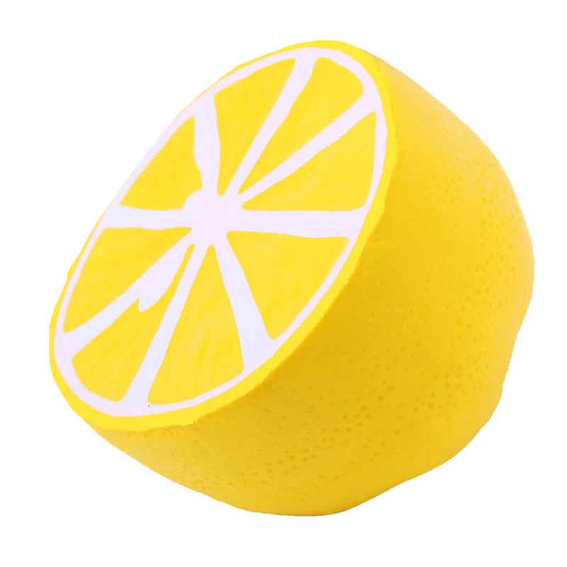 Jumbo Lemon Squishy - Slow Rising, Scented Stress Relief Toy for Kids 6+ and Adults - ThingsWeUseAndLove 