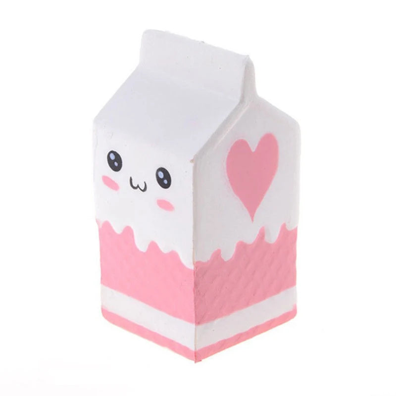 4.8-Inch Kawaii Squishy Milk Bag Carton - Slow Rising, Scented, and Decompression Toy - ThingsWeUseAndLove 