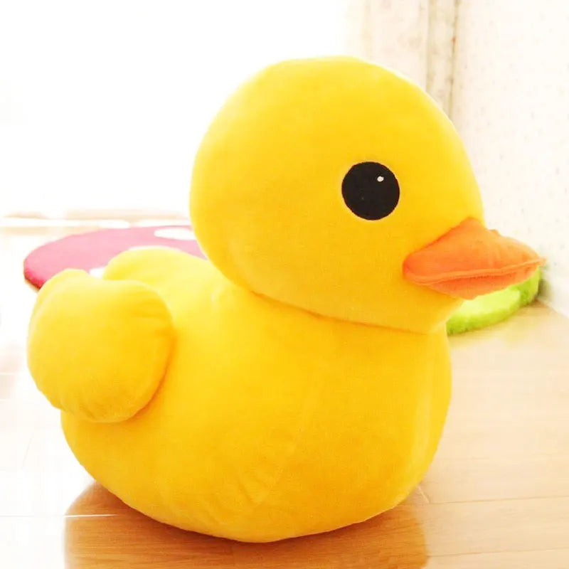 Yellow Duck Stuffed Plush Pillow Animal Dolls Super Soft Huggable Toy Gift for Children - ThingsWeUseAndLove 