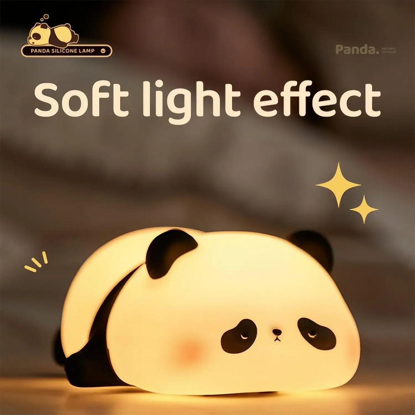 Cute Sheep, Panda, and Rabbit Silicone LED Night Lights - USB Rechargeable, Timing Bedside Decor for Kids and Babies - ThingsWeUseAndLove 