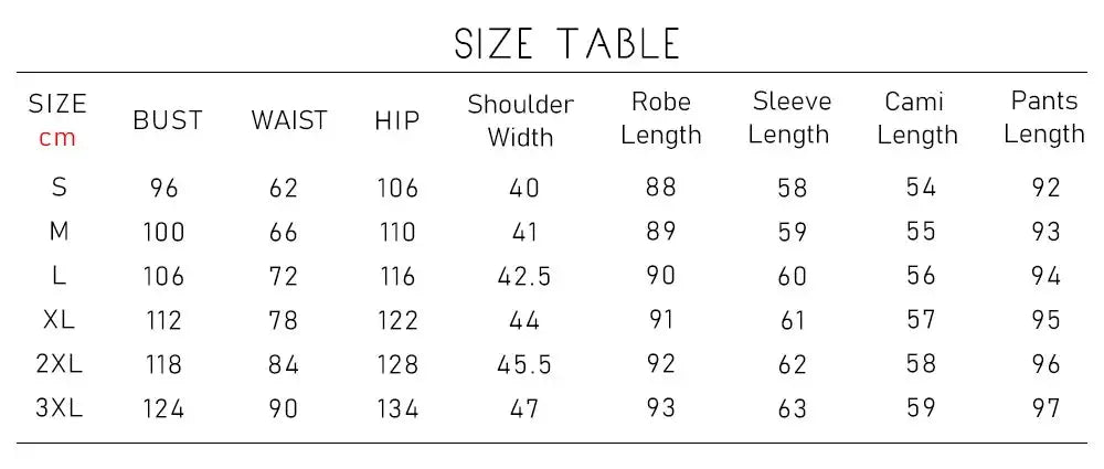 Elodie Women's 3 pcs Sleepwear Leaf Print Cami and Pants Pajama Set with Robe S-3XL - ThingsWeUseAndLove 