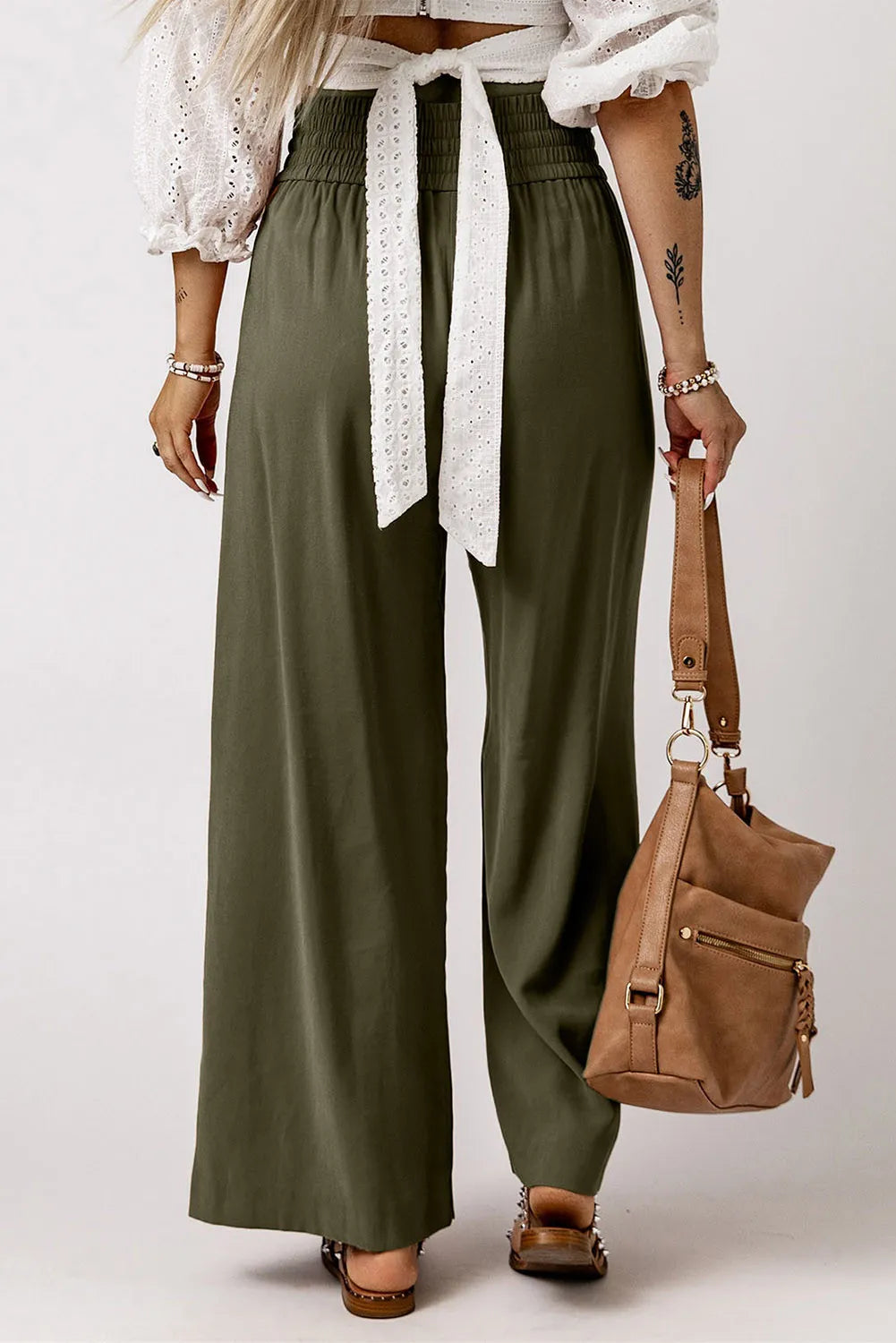 Lisa  High Waist Wide Leg Pants - ThingsWeUseAndLove 