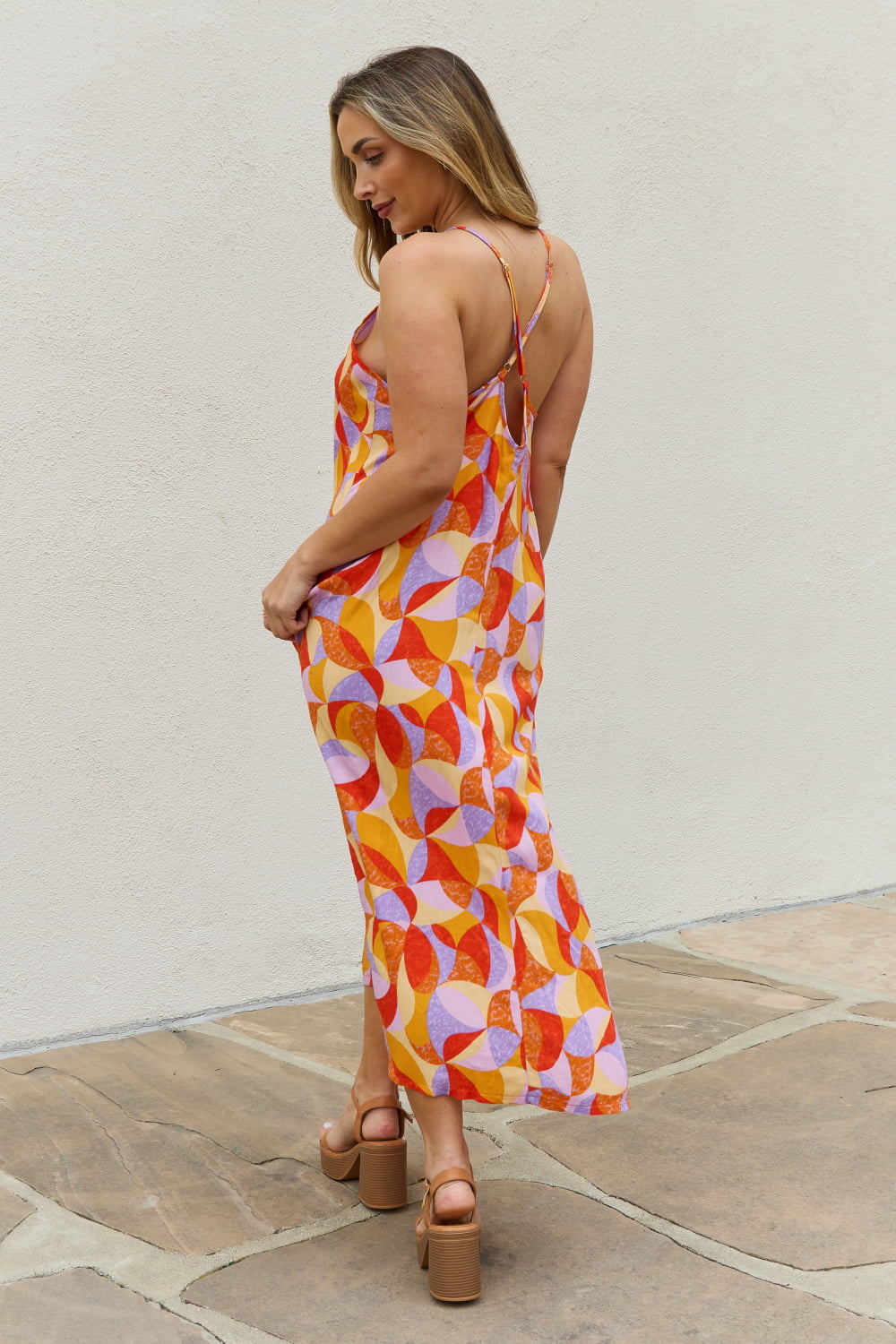 Printed Sleeveless Maxi Dress - ThingsWeUseAndLove 