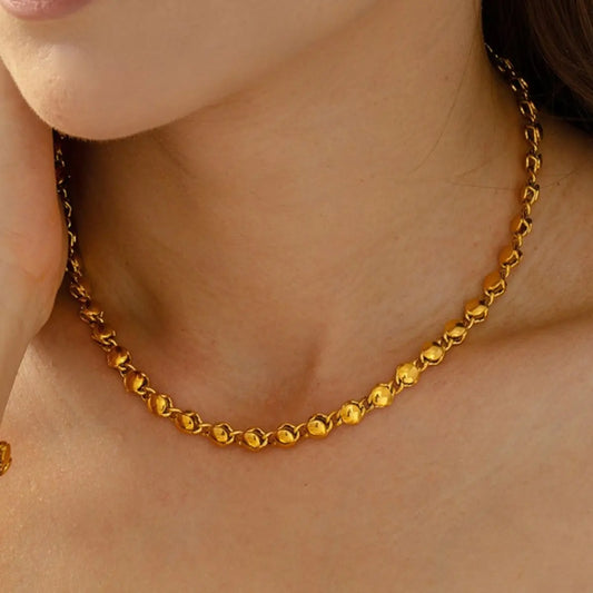 18K Gold-Plated Copper Necklace - ThingsWeUseAndLove 