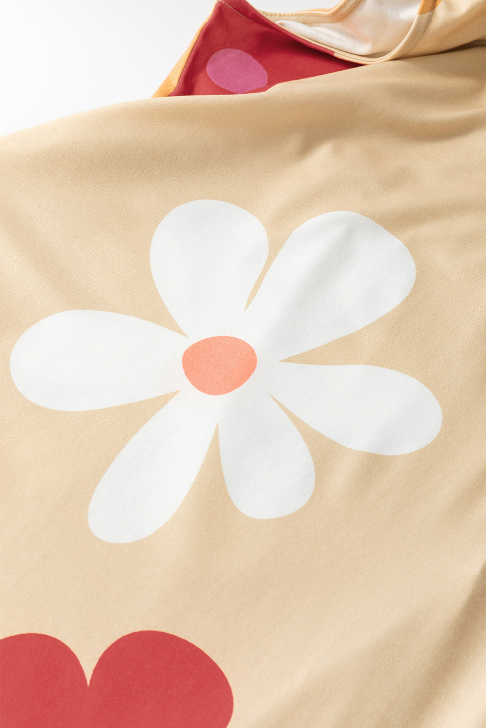 Apricot Daisy Flower Print Tank Dress - ThingsWeUseAndLove 