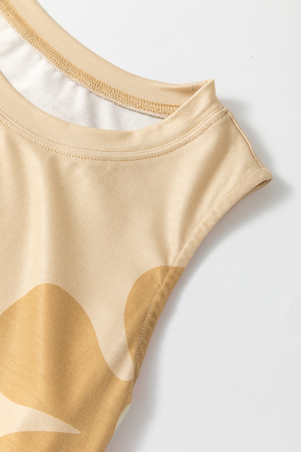 Apricot Daisy Flower Print Tank Dress - ThingsWeUseAndLove 