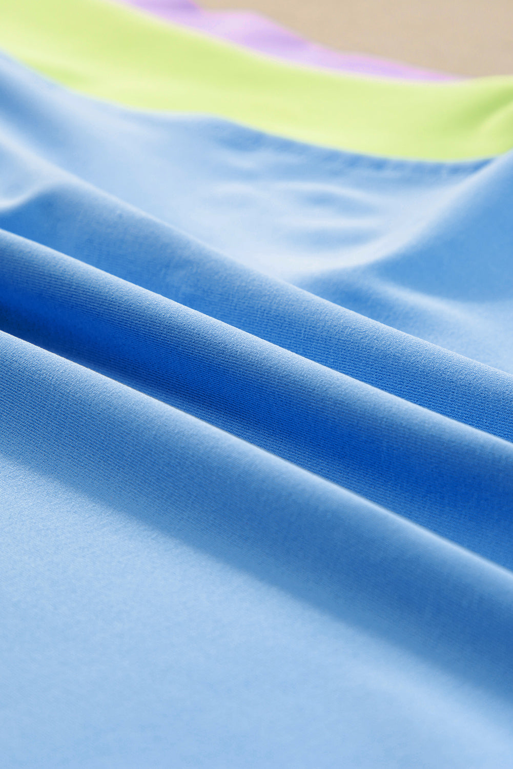 Chestnut Color Block Detail Casual Two-piece Outfit - ThingsWeUseAndLove 