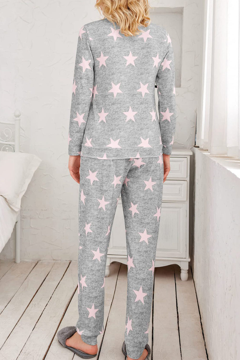 Tamaska Long Sleeve Top and Pants Lounge Set - ThingsWeUseAndLove 