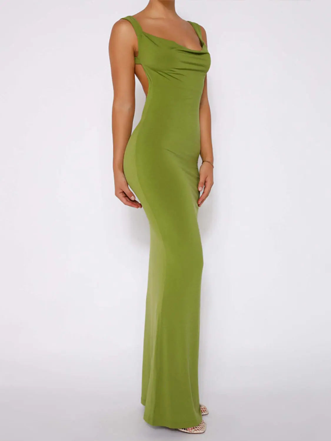 Brielle Backless Wide Strap Maxi Dress - ThingsWeUseAndLove 