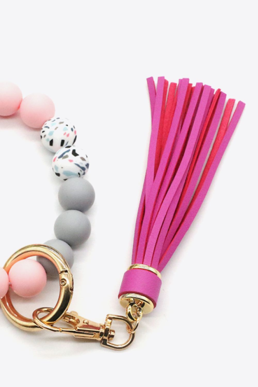 Assorted 2-Pack Multicolored Beaded Tassel Keychain - ThingsWeUseAndLove 