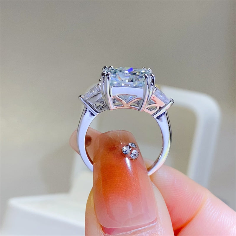 5 Carat Moissanite 925 Sterling Silver Ring - ThingsWeUseAndLove 