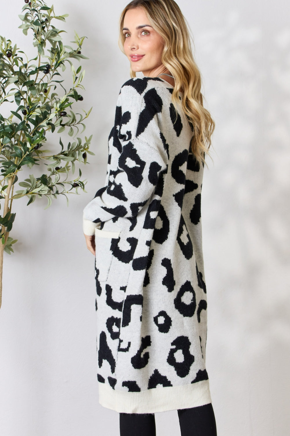 Open Front Leopard Cardigan - ThingsWeUseAndLove