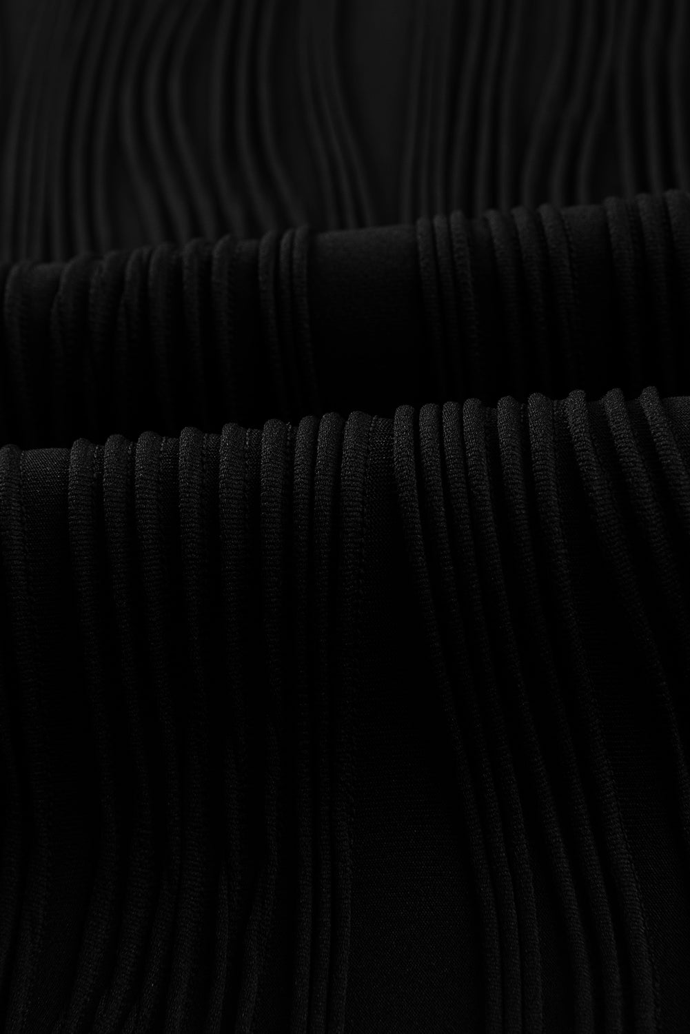 Wavy Textured Cap Sleeve Top - ThingsWeUseAndLove 