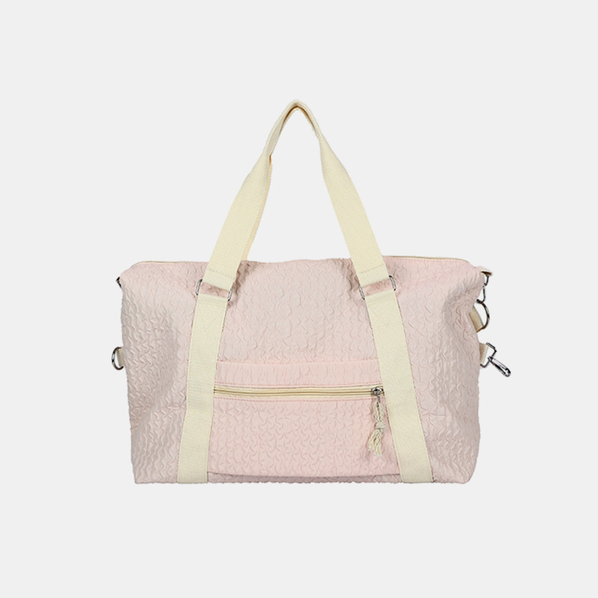 Textured Nylon Travel Bag - ThingsWeUseAndLove 