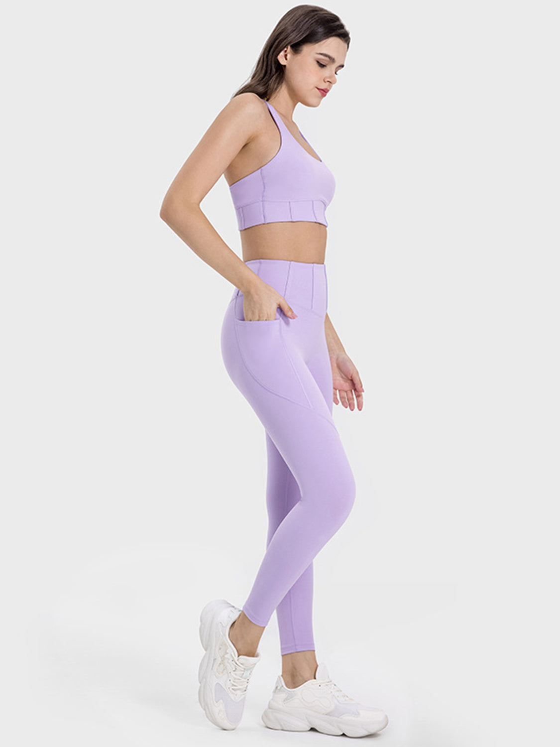 Jill High Waist Pocketed Active Leggings - ThingsWeUseAndLove 