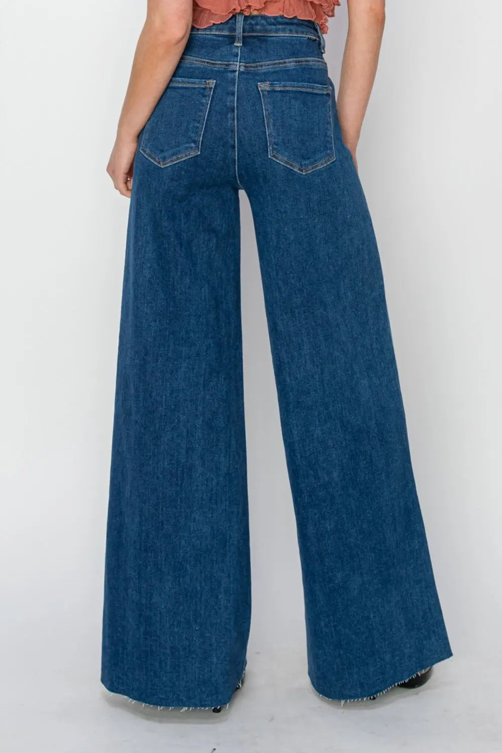 Robin RISEN High Rise Palazzo Jeans - ThingsWeUseAndLove 