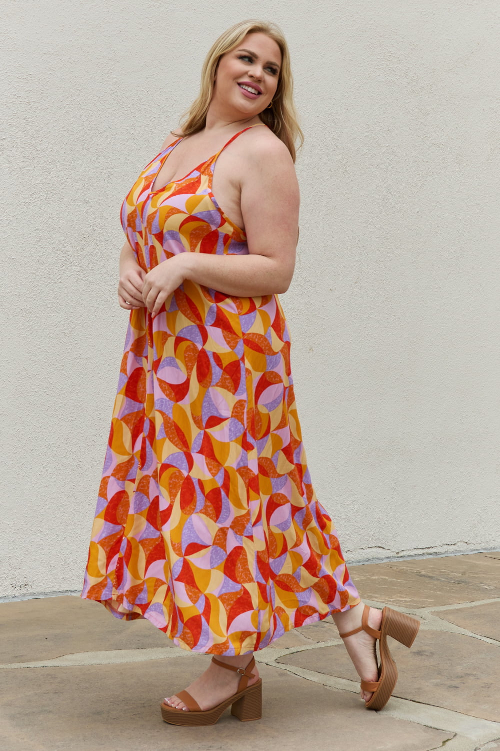 Printed Sleeveless Maxi Dress - ThingsWeUseAndLove 