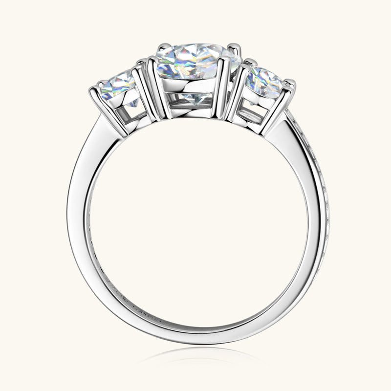 3 Carat Moissanite 925 Sterling Silver Ring - ThingsWeUseAndLove 