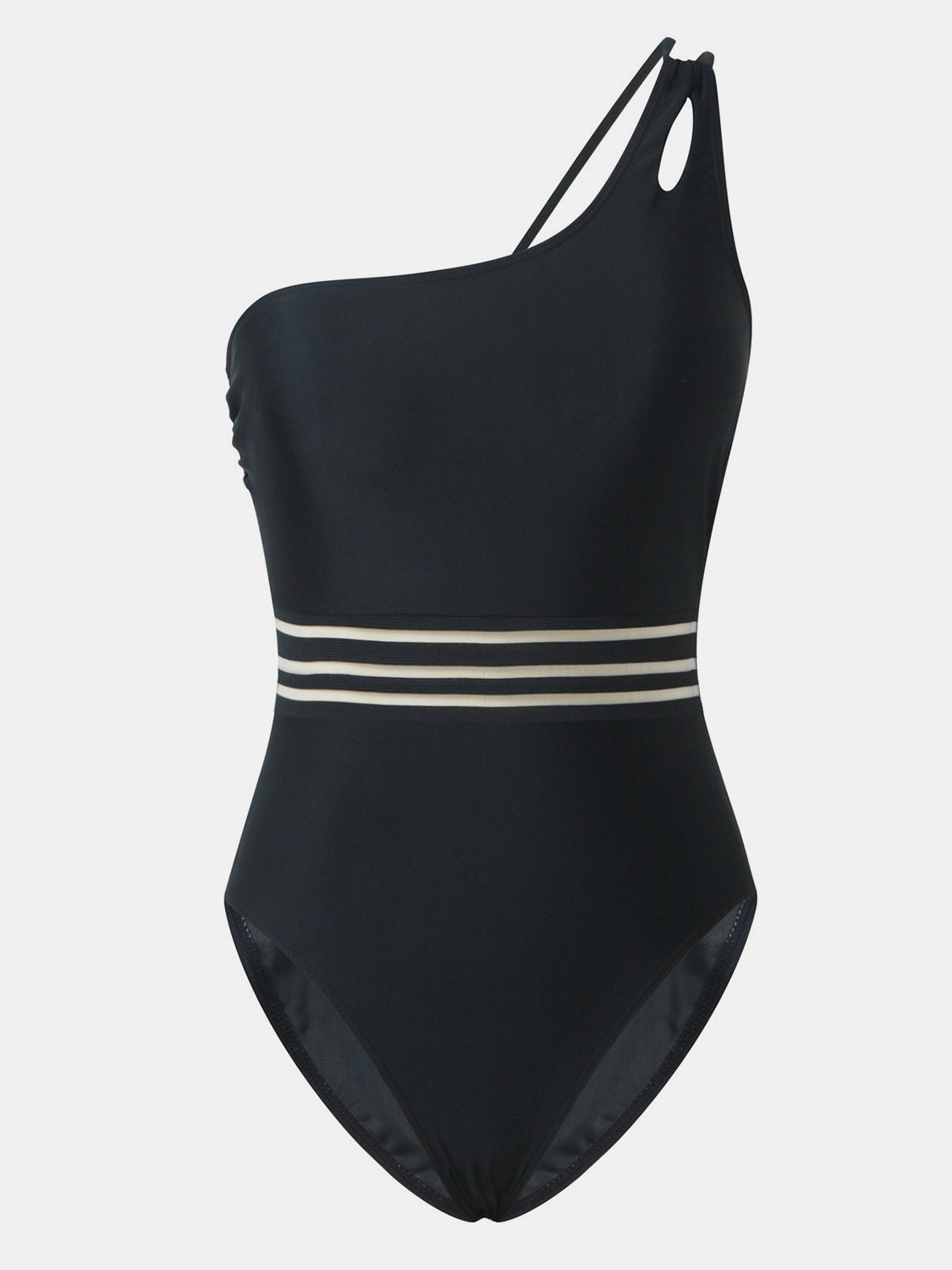 Cutout Single Shoulder One-Piece Swimwear - ThingsWeUseAndLove 