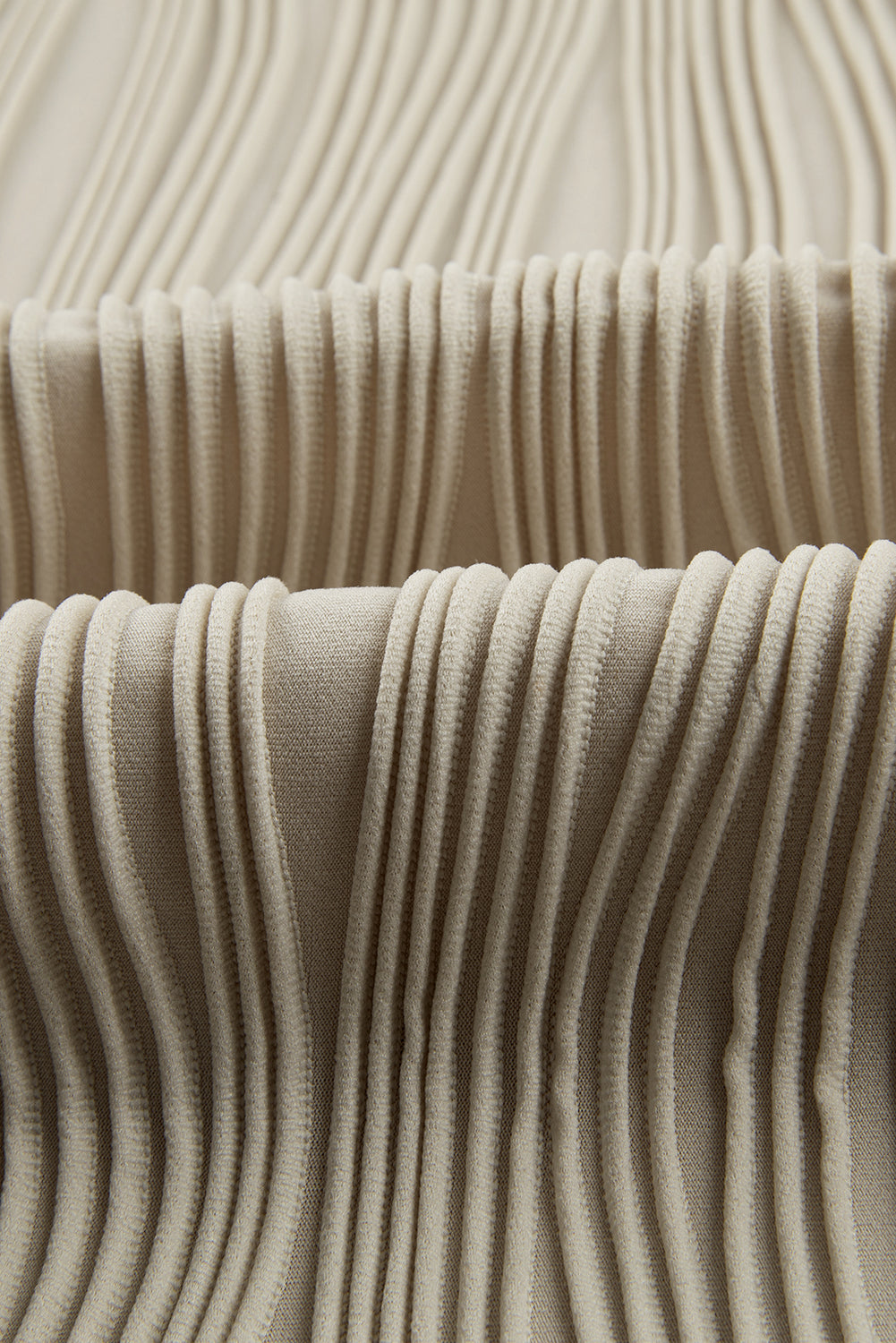 Wavy Textured Cap Sleeve Top - ThingsWeUseAndLove 